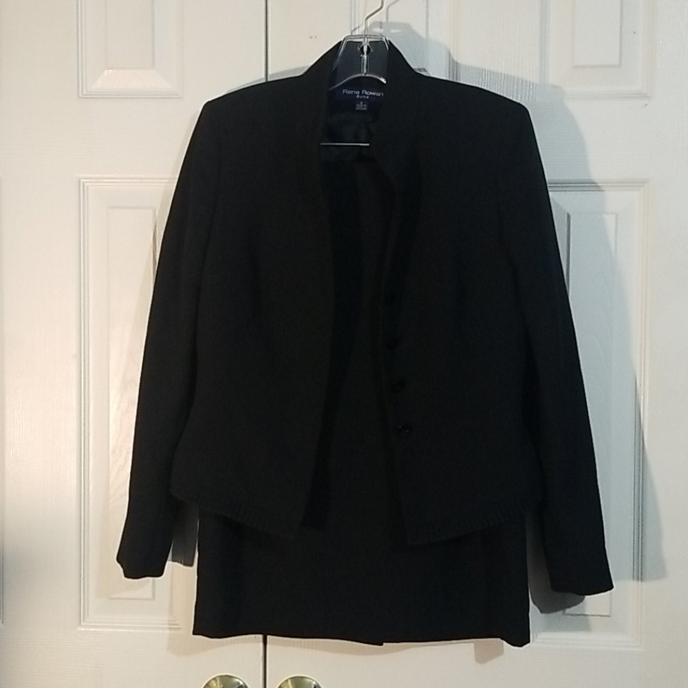 Rena Rowan black suit